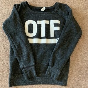 Gray OrangeTheory sweatshirt, size Medium